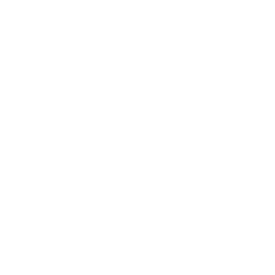 Weißes Icon einer Uhr.